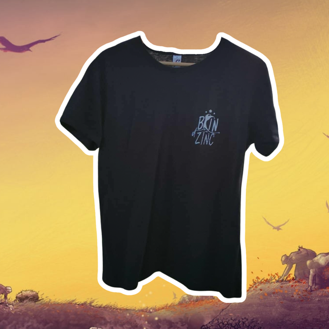 Épuisé // T-SHIRT NOIR - Femme "Aux Champs des Sirènes"