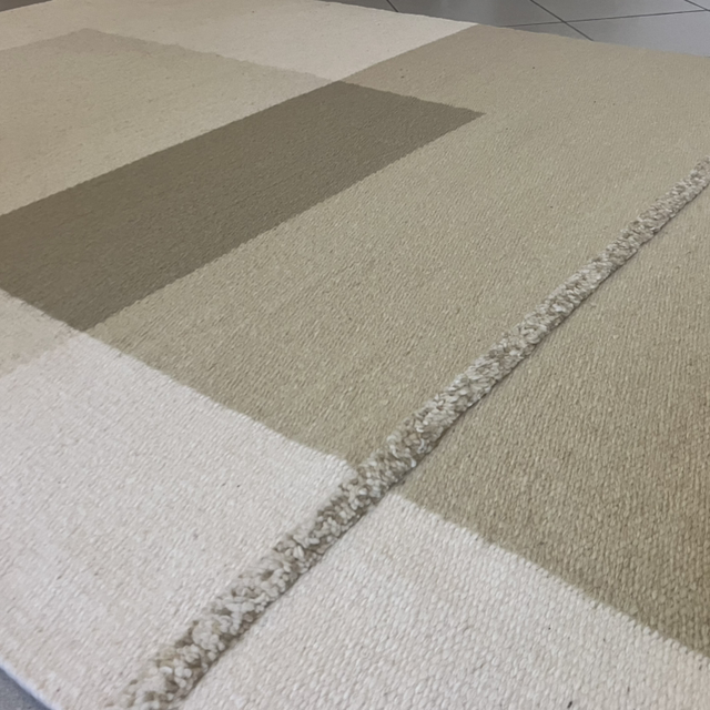 Csaba Design Quadra Natur kilim gyapjú szőnyeg 140x200