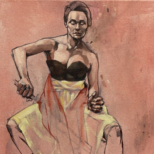 Wednesday Charcoal and Oils class