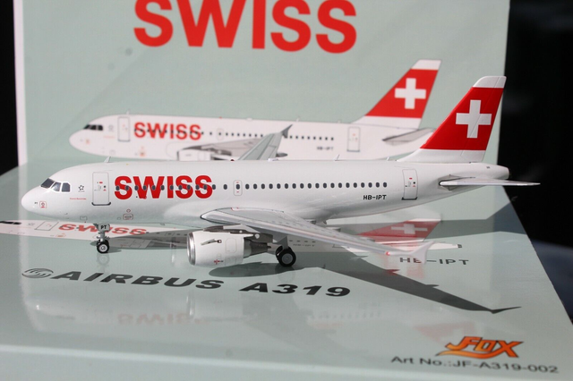 Swiss A319 (HB-IPT) 1:200, JFox MODELS