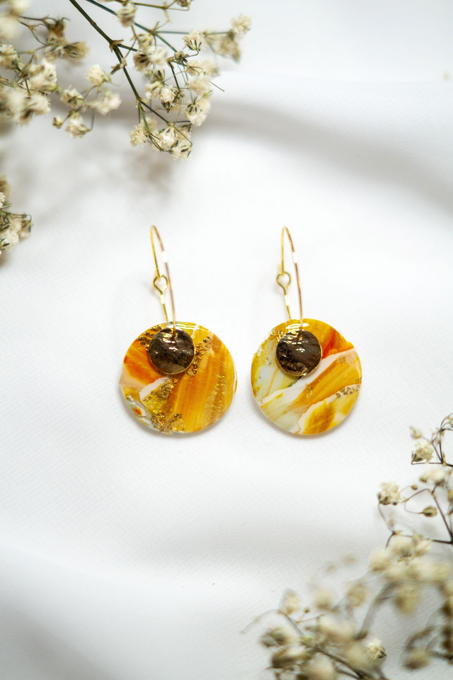 Coloris potimarron - Boucles Lune