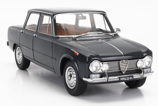 Alfa Romeo Giulia 1.6 Ti 1962 Grau Mitica 1:18