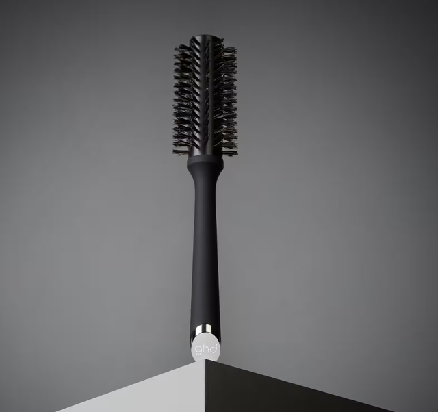 SPAZZOLA ROTONDA LARGA - GHD NATURAL BRISTLE BRUSH MISURA 2 (DIAMETRO 35 MM)