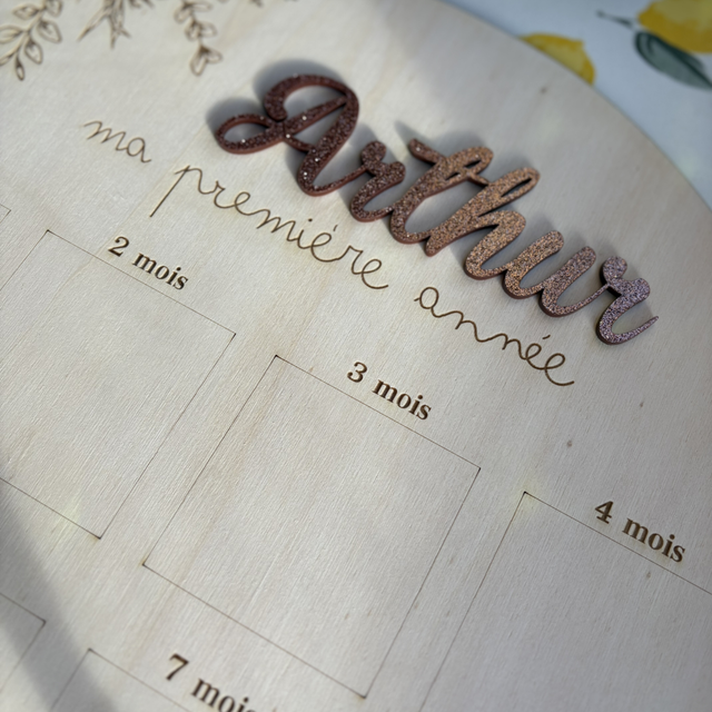 Panneau ma première année 