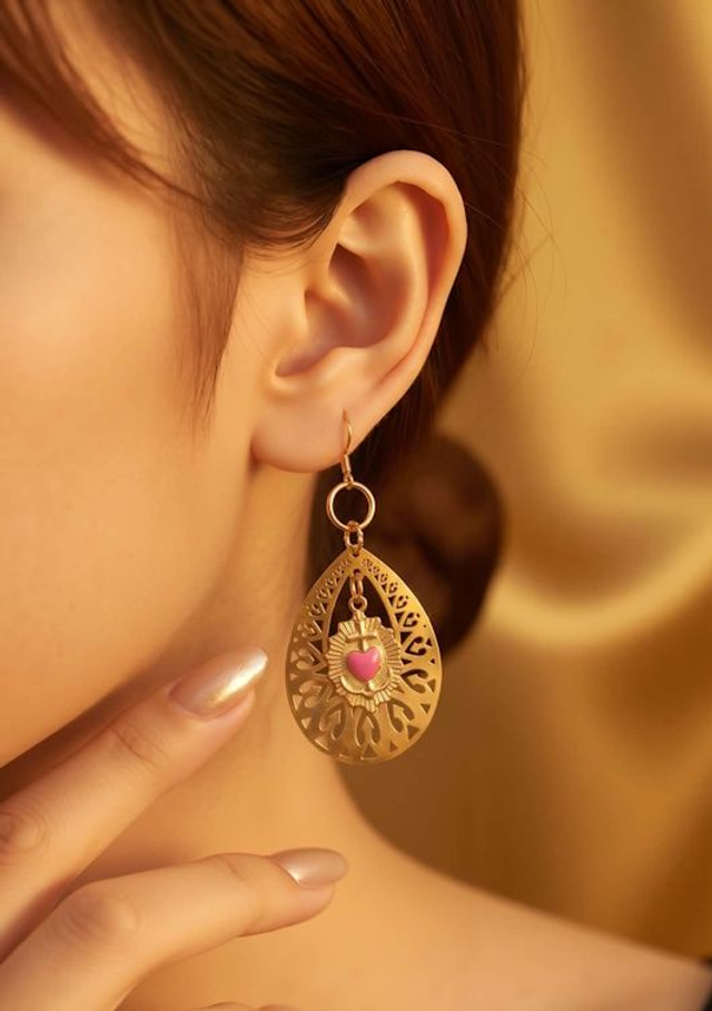 Boucles d'oreilles lustre Dilruba