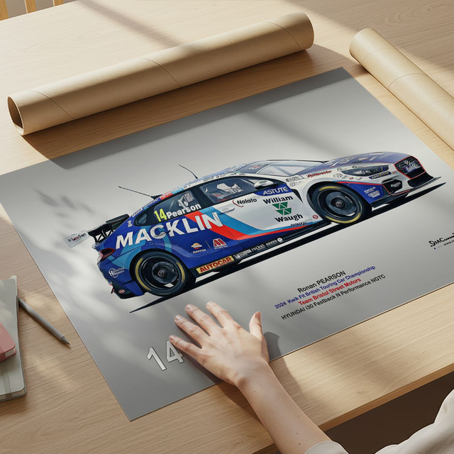 C240501 Hyundai i30 FB N Performance NGTC BTCC24 TBSM PEARSON #14