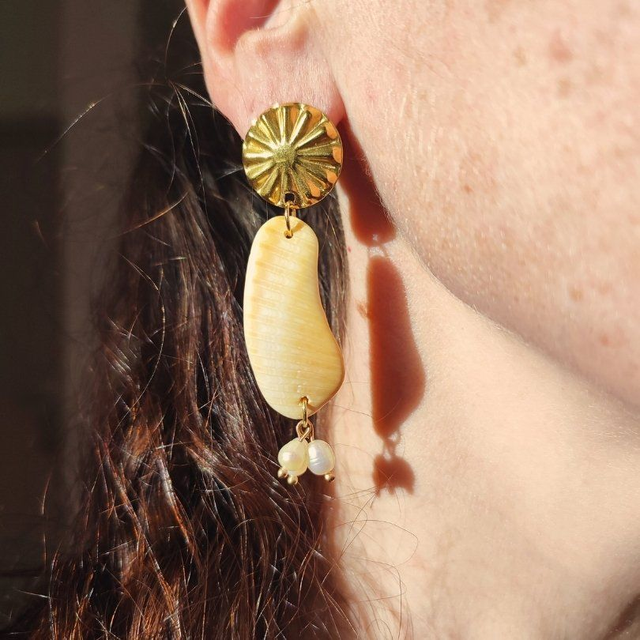 Boucles d&#039;oreilles Conchas I