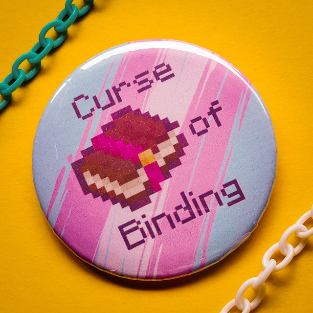 Minecraft - Curse of Binding - Badge [BGE-MC-CB]