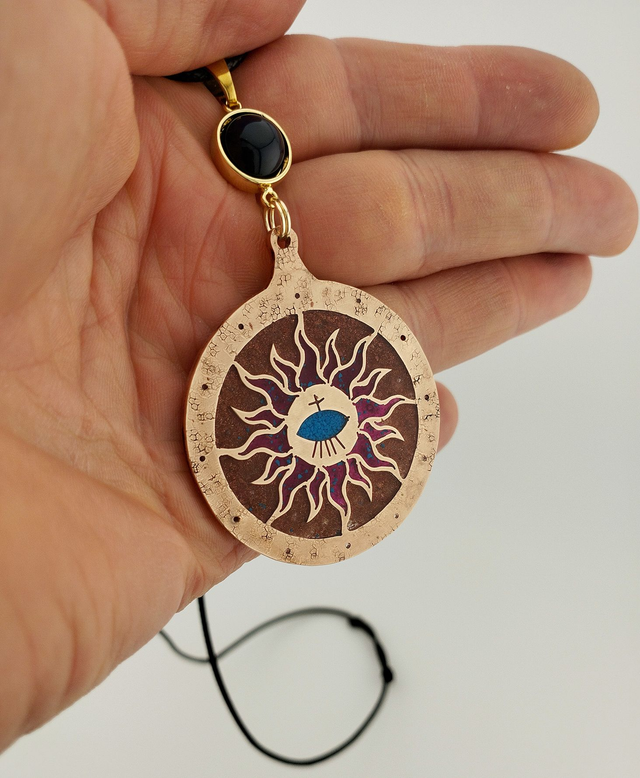 Soleil &amp; Œil Bronze - Opale noire