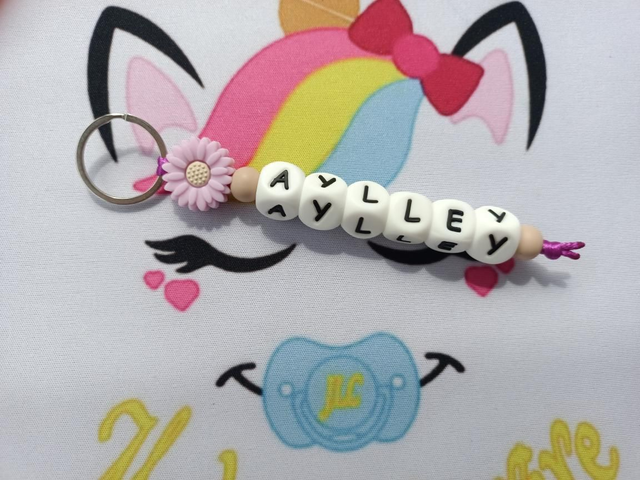 Porte clés 1 branche Marguerite 