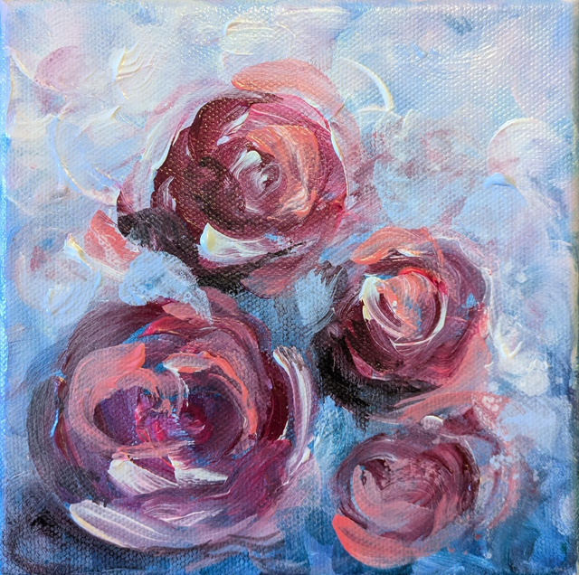 Small rose painting 3