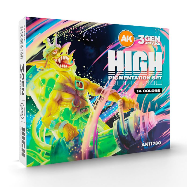 AK 3rd Gen Paintset: HIGH PIGMENTATION SET