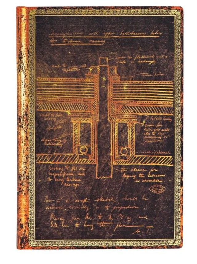 Notizbuch Tesla, Skizze einer Turbine
