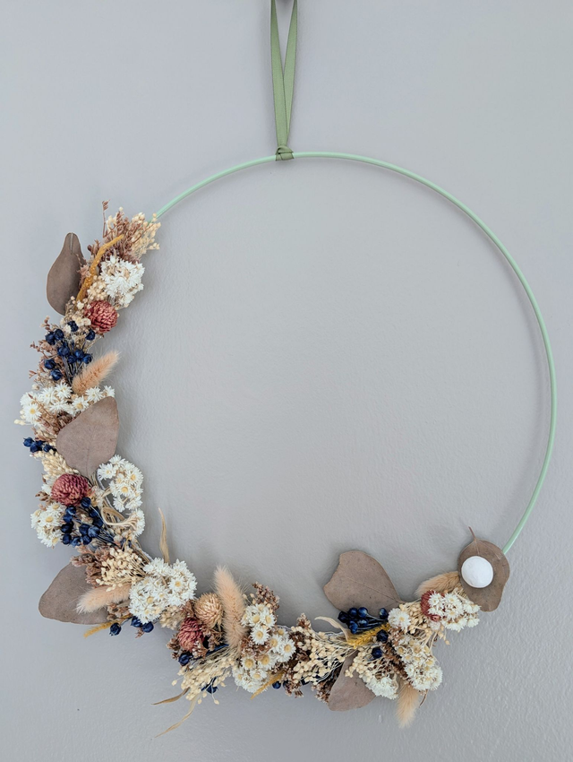 Iris - Couronne murale - 30 cm