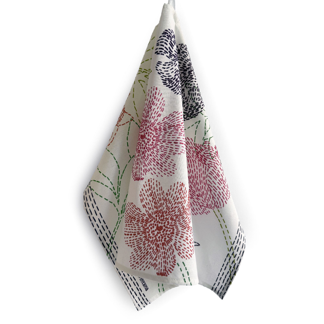 Keittiöpyyhe Kukitus