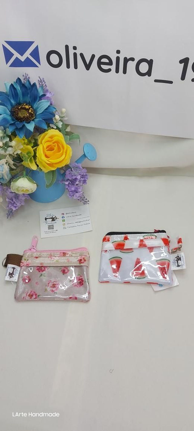 Porta moedas e cartões 