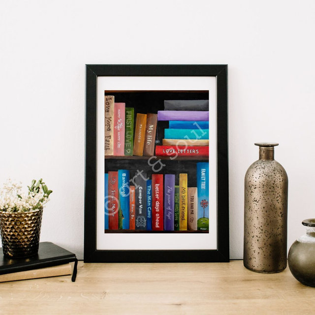 Bookcase Print