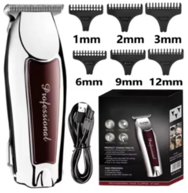 Luxe tondeuse met verschillende opzetstukken en USB