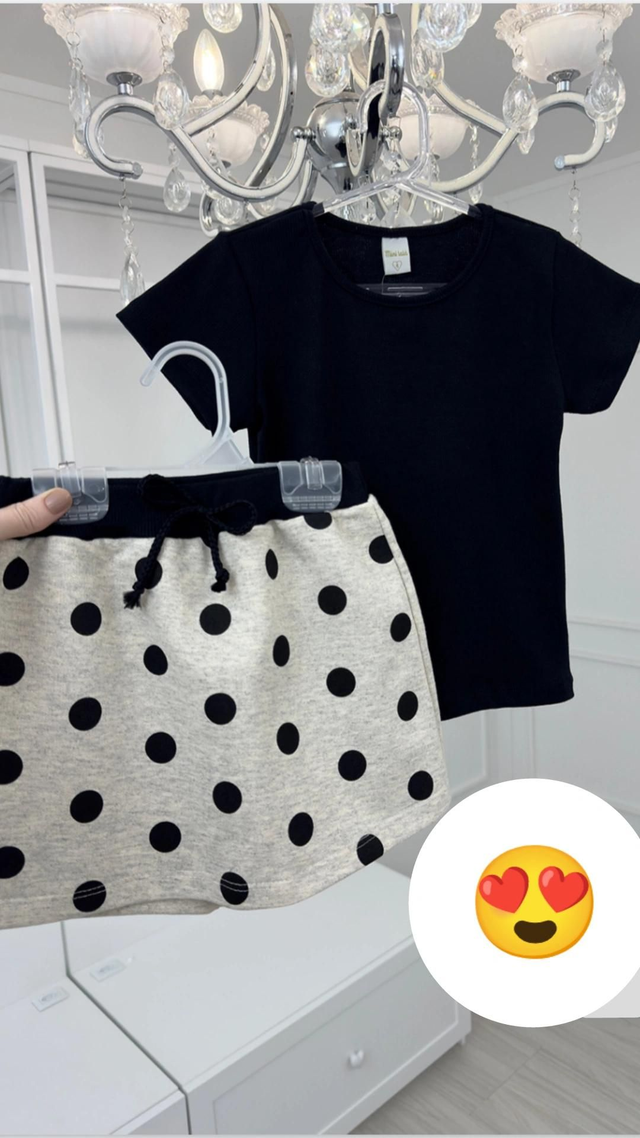 Conjunto Blusa e Short Saia Tam.6