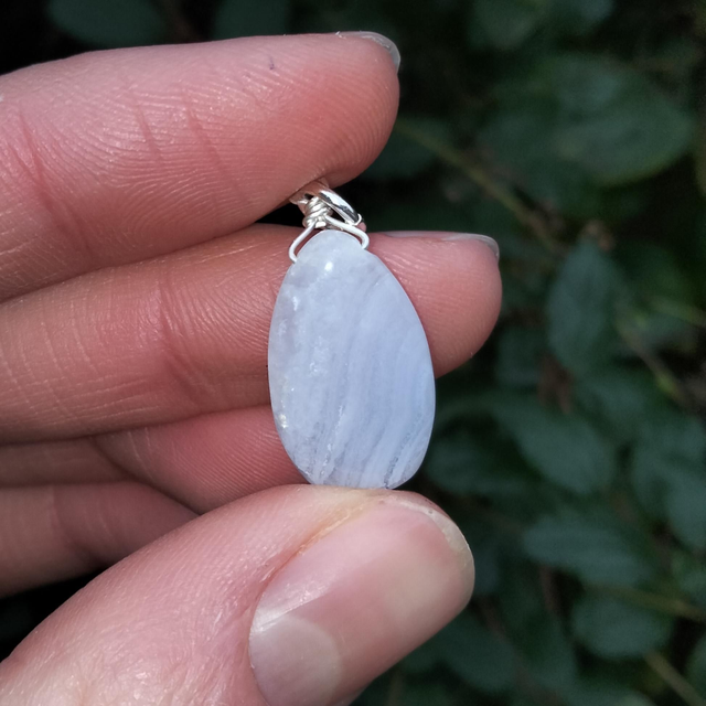 Blue Lace Agate Drop 3