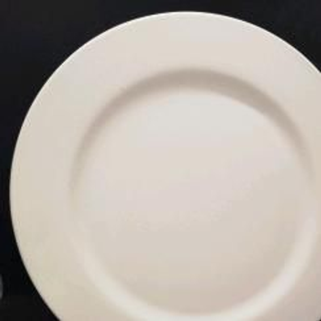 Large rimmed plate