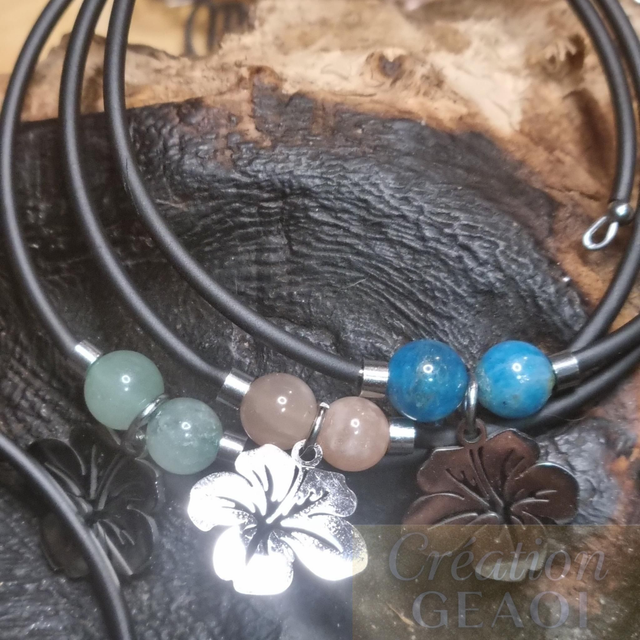 Hibiscus Apatite bleue