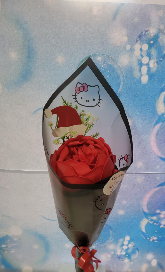 Pivoine de savon rouge 