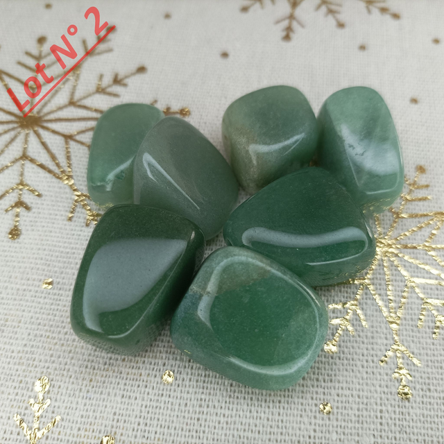 Aventurine Verte / Pierres Roulées / Lot N° 2