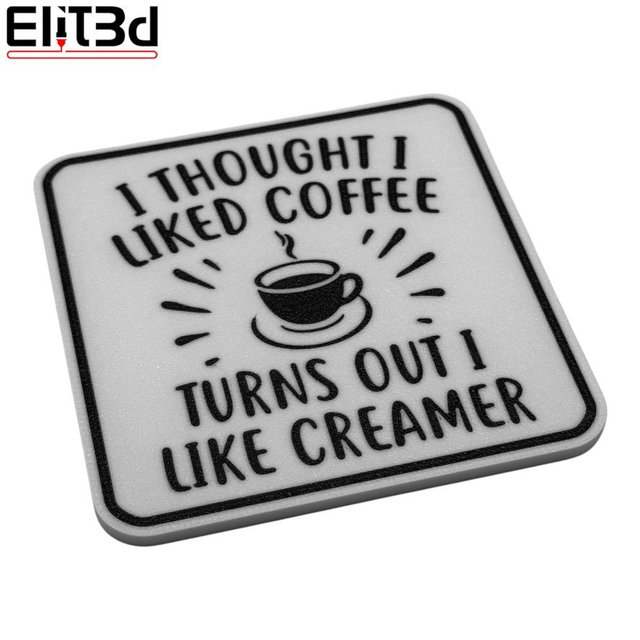 Coffee Creamer Coaster