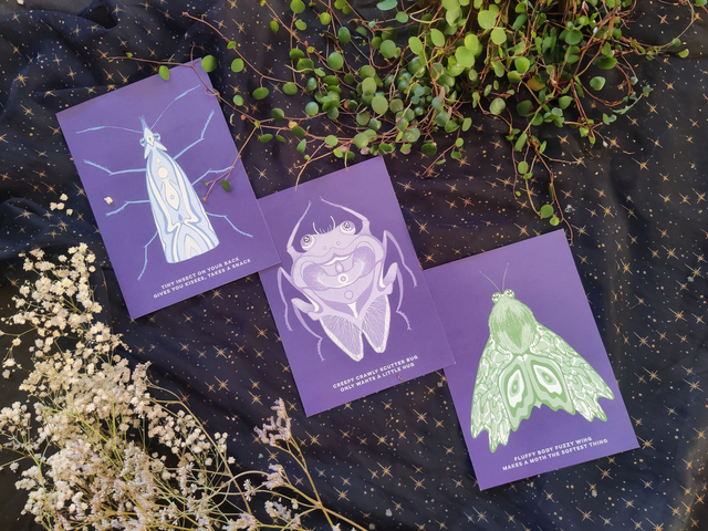 The Bug Collector // A5 Print Trio