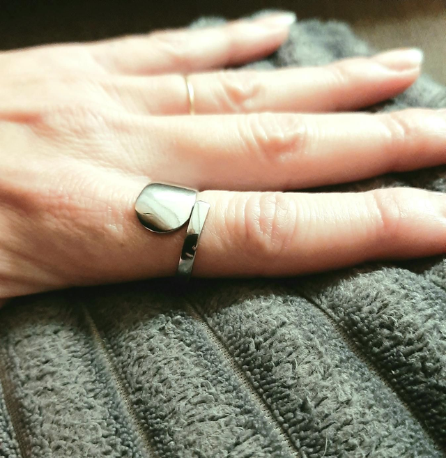 Bague en acier inoxydable T55