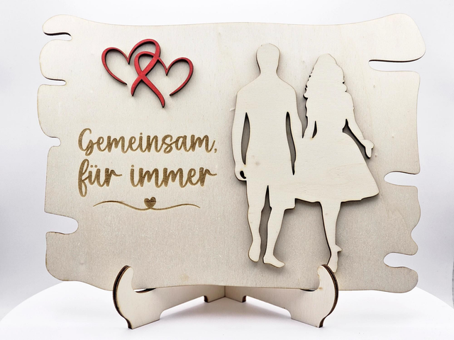 Romantische Holzdekoration

„Gemeinsam für immer