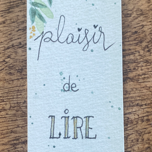 Marque-page Thème Plaisir de lire 01