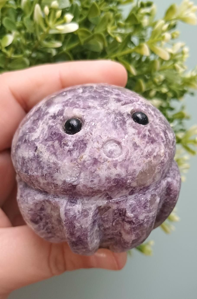 Ursula (Lepidolite Crystal Critter)