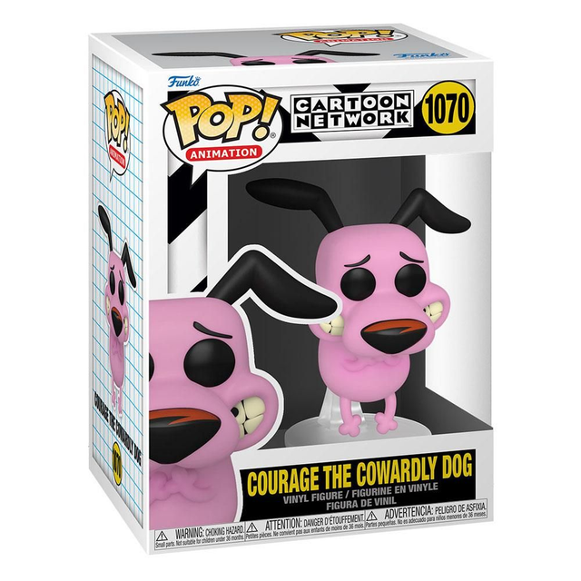 Funko - Cartoon Network Courage The Cowardly Dog 9 cm POP!