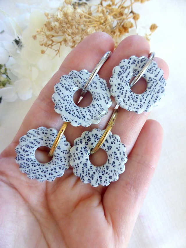 Perles couronnes grises - Mix &amp; Boucles