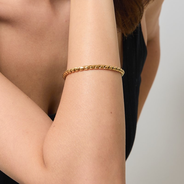 Bracelet tresse lisse 