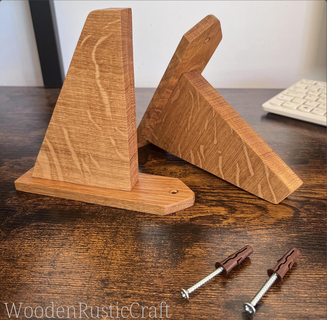 Pair of Wooden Shelf Brackets