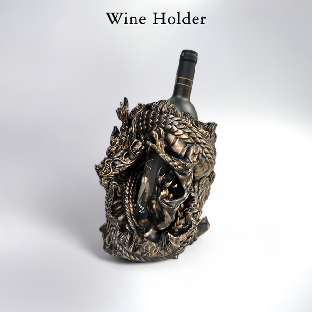 Chinese Dragon Wine Holder