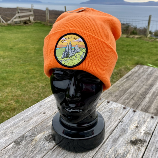 Skye Storr beanie hat - orange