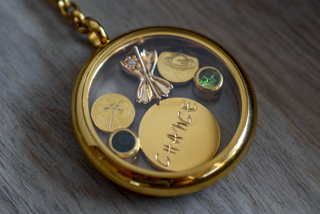 Grigri pièce gravée 