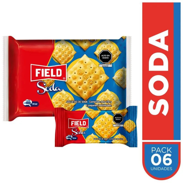 Galleta SODA Field  6Pack