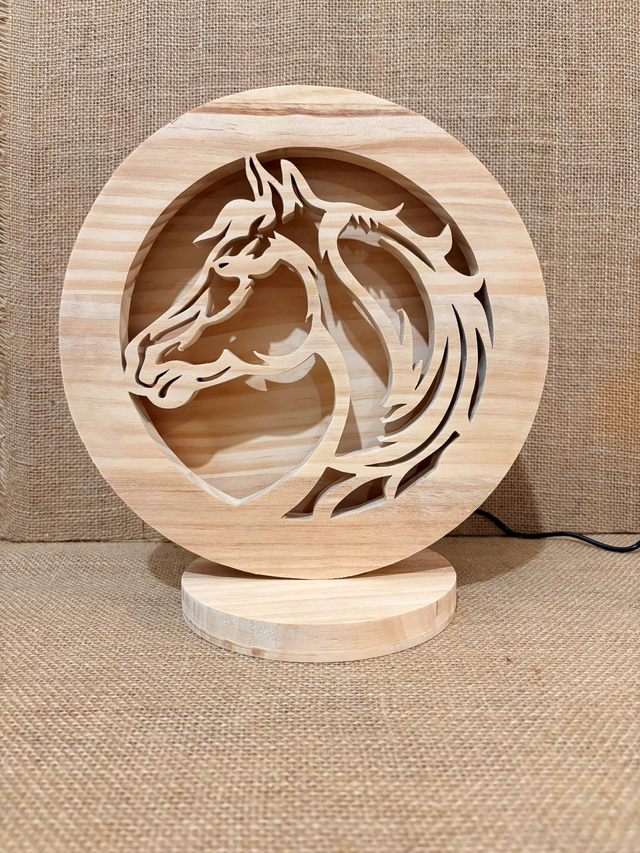 Lampe cheval