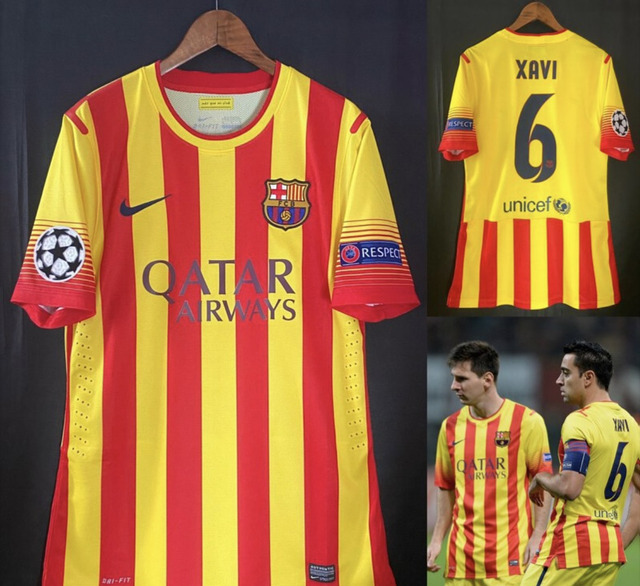 Barca 13/14 away retro shirt 