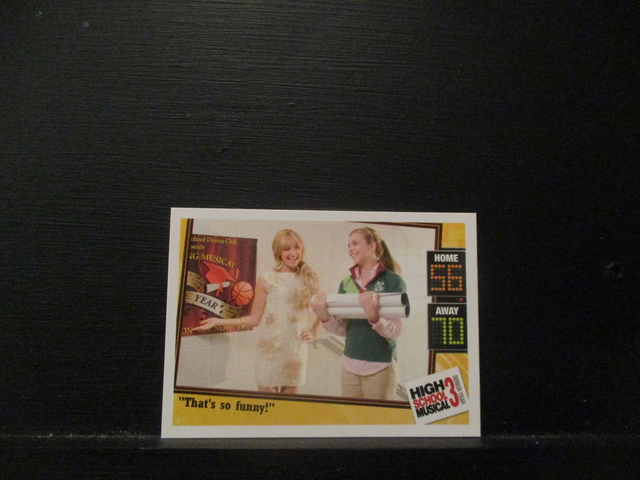 "That's So Funny!" - Quote Card High School Musical 3 Senior Year Original Trading Card
