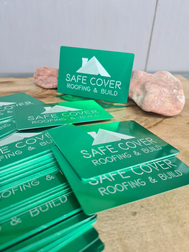 Aluminium Business Cards - New Thicker Cards