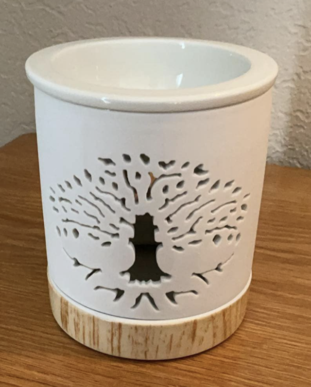 Brûleur cylindrique arbre de vie chauffe-cire