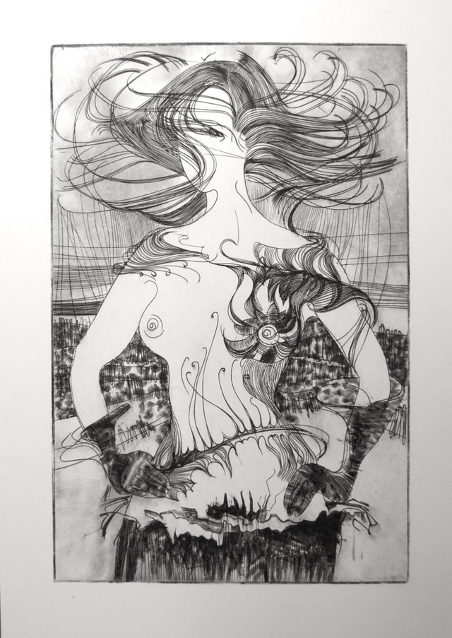 Kupferstich „Salsa“, Rostyslav Voronko, 2006