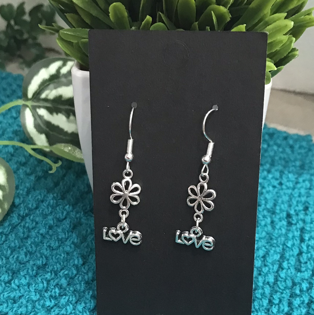 Silver Dangling Earrings- SDE126