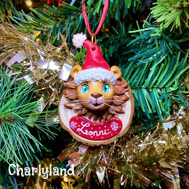 Noël Décoration à suspendre + prénom